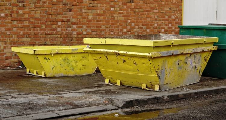 two yellow skip on drive