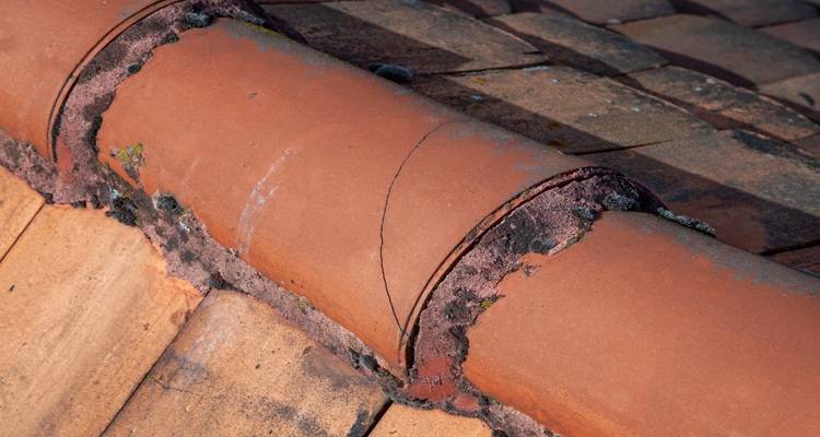 mortar ridges