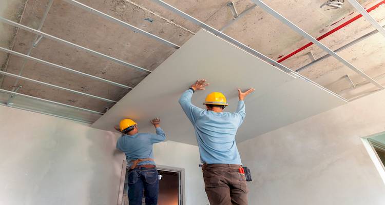 plasterboard suspended ceiling