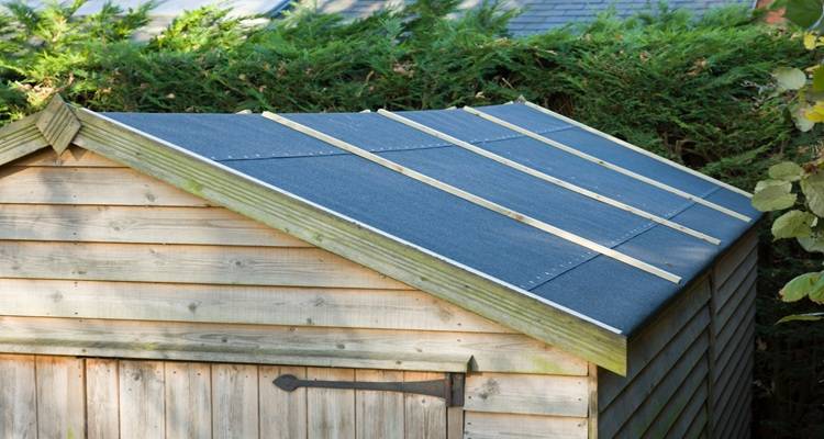 felt shed roof