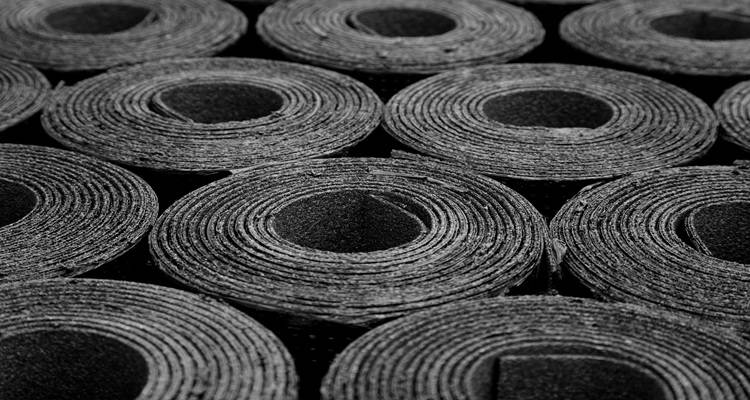 rolls of felt